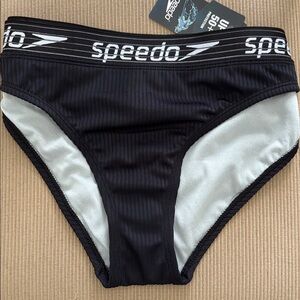 Speedo Women's Creora Highclo Hipster Swimsuit Bottom Bikini Size Large